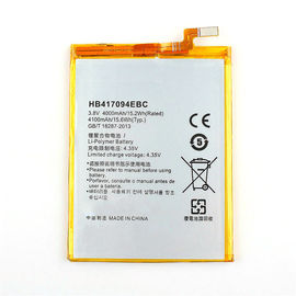 ประเทศจีน HB417094EBC แบตเตอรี่โทรศัพท์มือถือ Huawei, Huawei Mate7 Battery 3.8V 4000mAh ผู้ผลิต